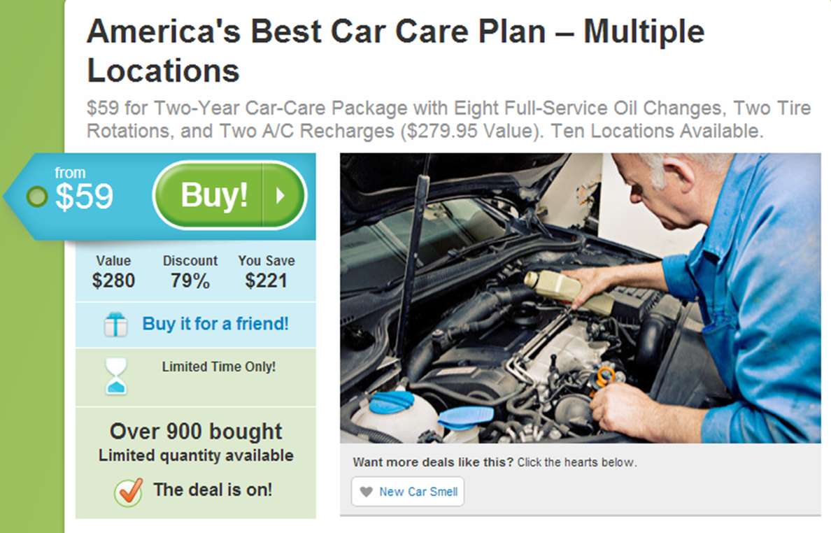 deal America's Best Car Care Plan